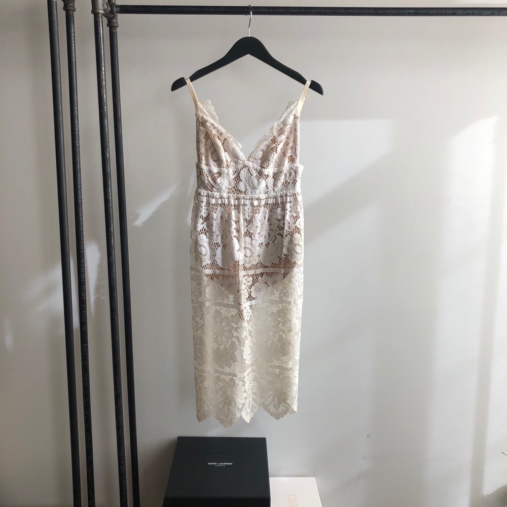 - for love & lemons gianna midi dress - Picture 4 of 8